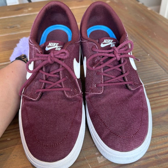 Nike Portmore 2 Canvas Premium SB Dark Team Red Shoes Size 9 Men’s 880269-610 - Picture 11 of 16